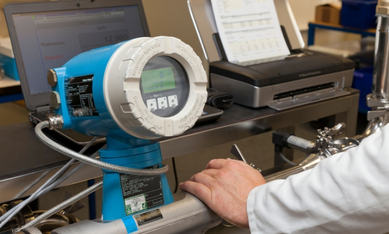 Calibración de caudal en planta